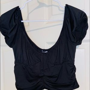 Off the shoulder crop top